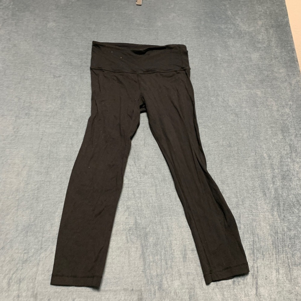 Lululemon Leggings Womens 23 Black High Waisted Skinny Leg Performance Yoga